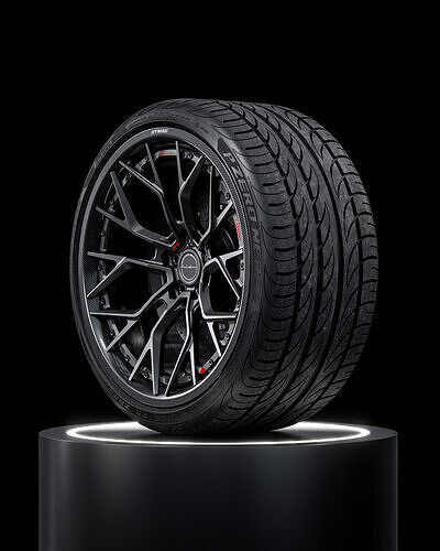 Pirelli Nero GT 295 25 ZR20 97Y 3D model