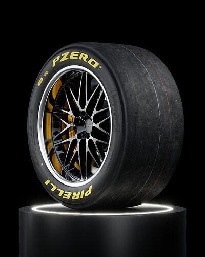 Pirelli DHE 325 705 R18 3D model