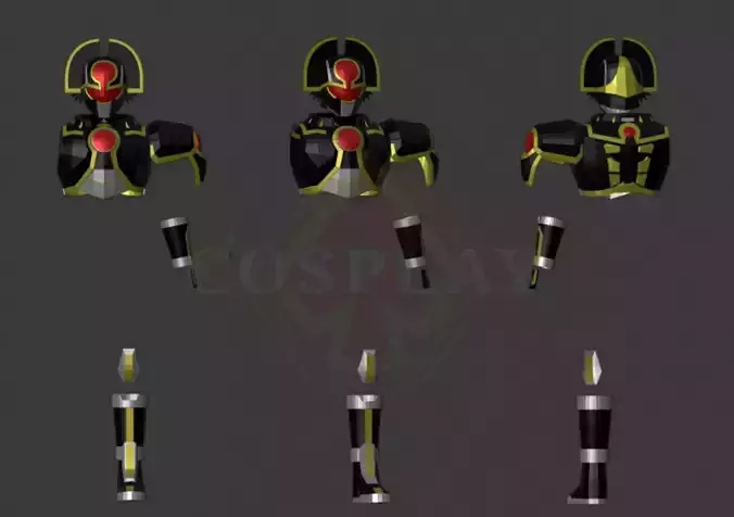 Kamen Rider Orga HD Pepakura Foam Unfold