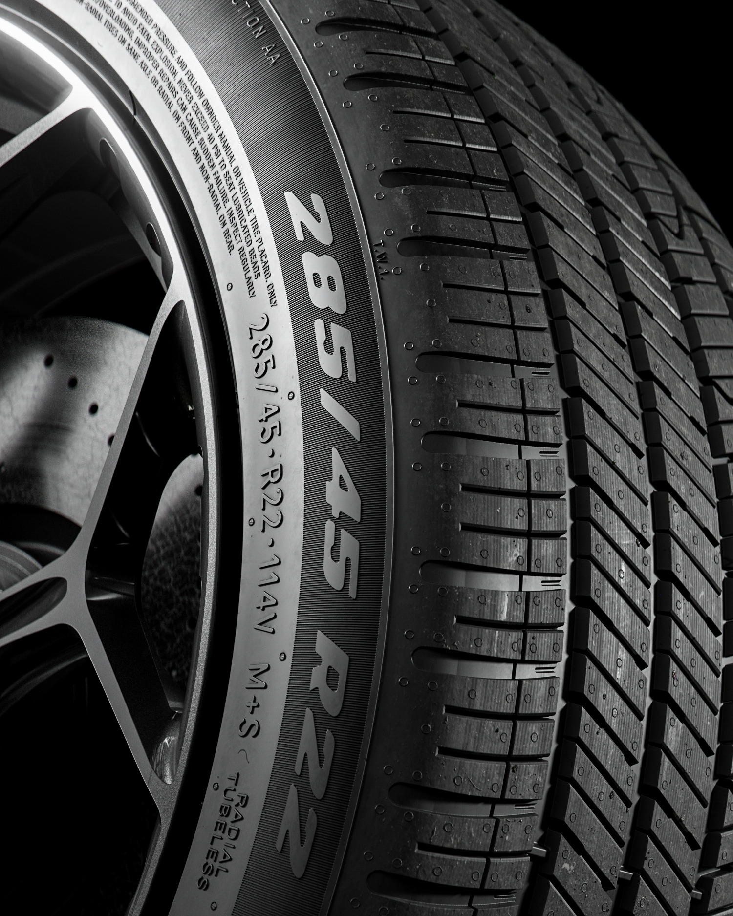 Pirelli AS Plus 3 285 45 R22 3D model_2