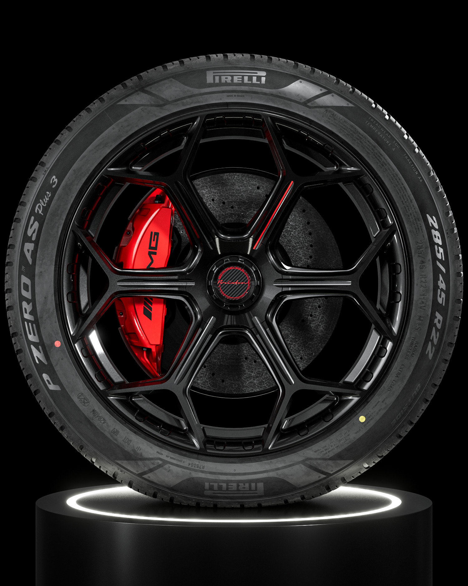 Pirelli AS Plus 3 285 45 R22 3D model_14