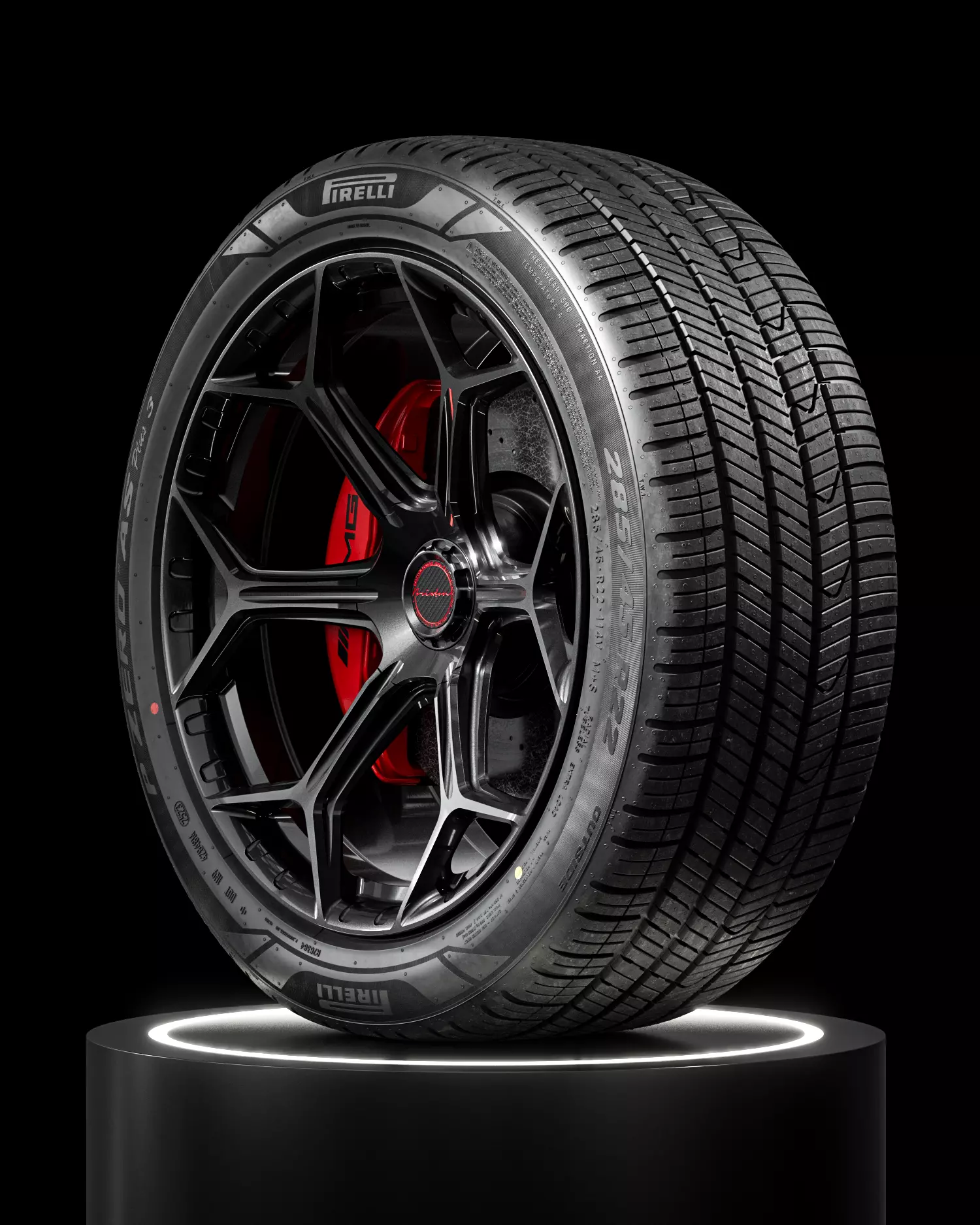 Pirelli AS Plus 3 285 45 R22 3D model_0