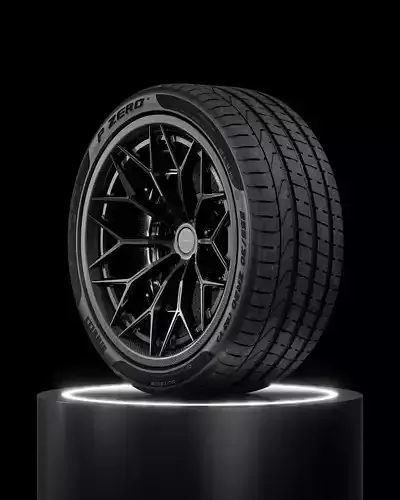 Pirelli 255 30 ZR20 92Y XL CLEAN 3D model
