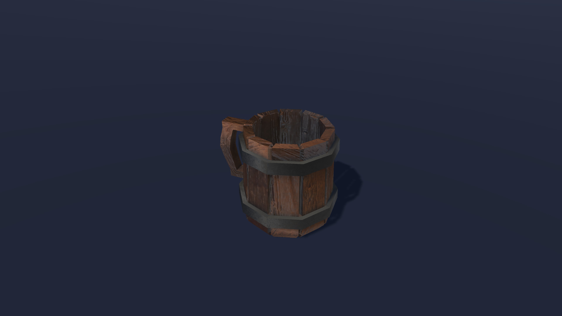 Tavern Mug Low-poly 3D model_1