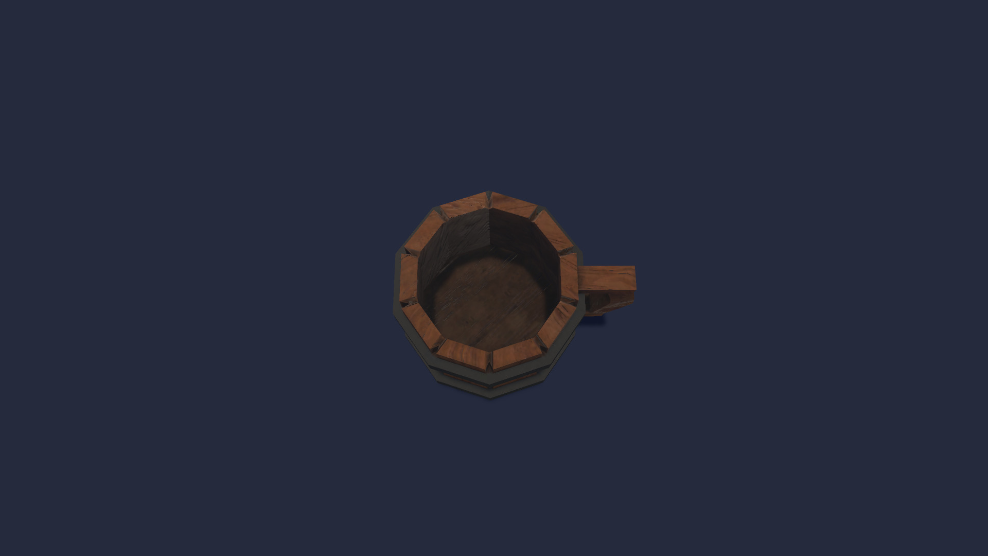 Tavern Mug Low-poly 3D model_3