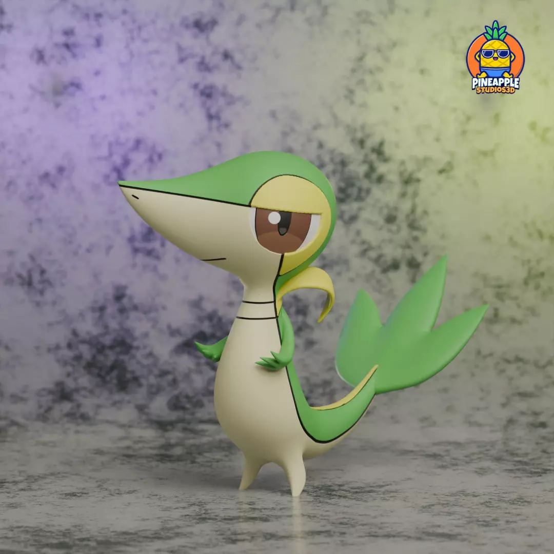 snivy 3D print model_0