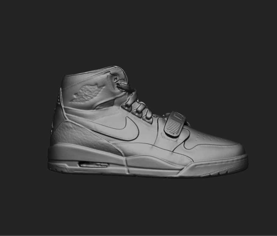 3D Scanned Air Jordan 312 Legacy Mid AJ 132 3D print model_1