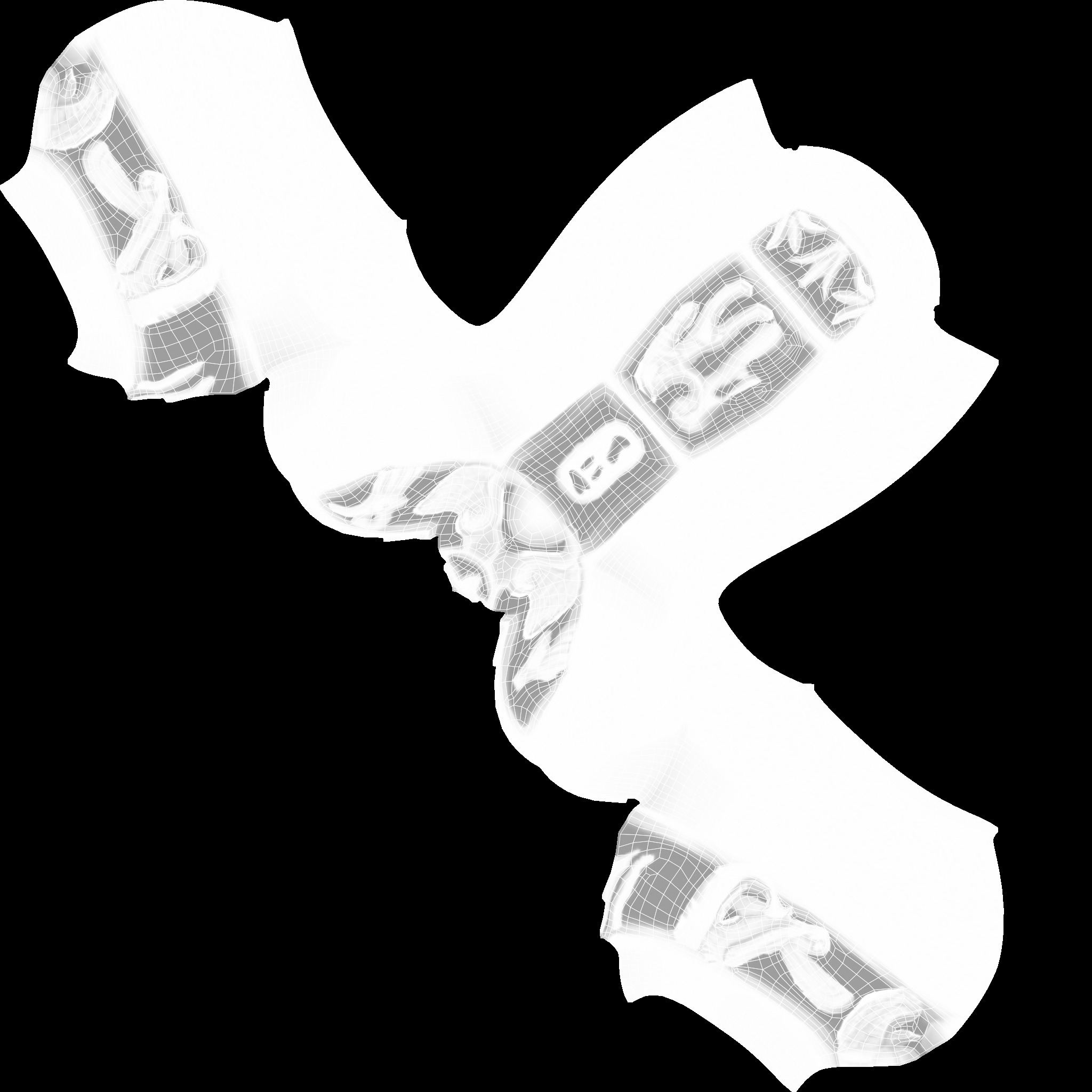 ANKH Cross Low-poly 3D model_6