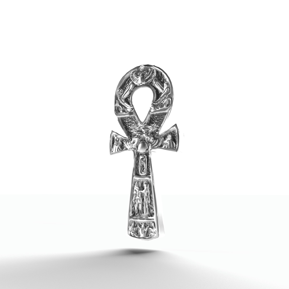 ANKH Cross Low-poly 3D model_5