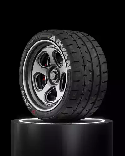 Yokohama Advan A052 315 30 ZR18 LOGOS