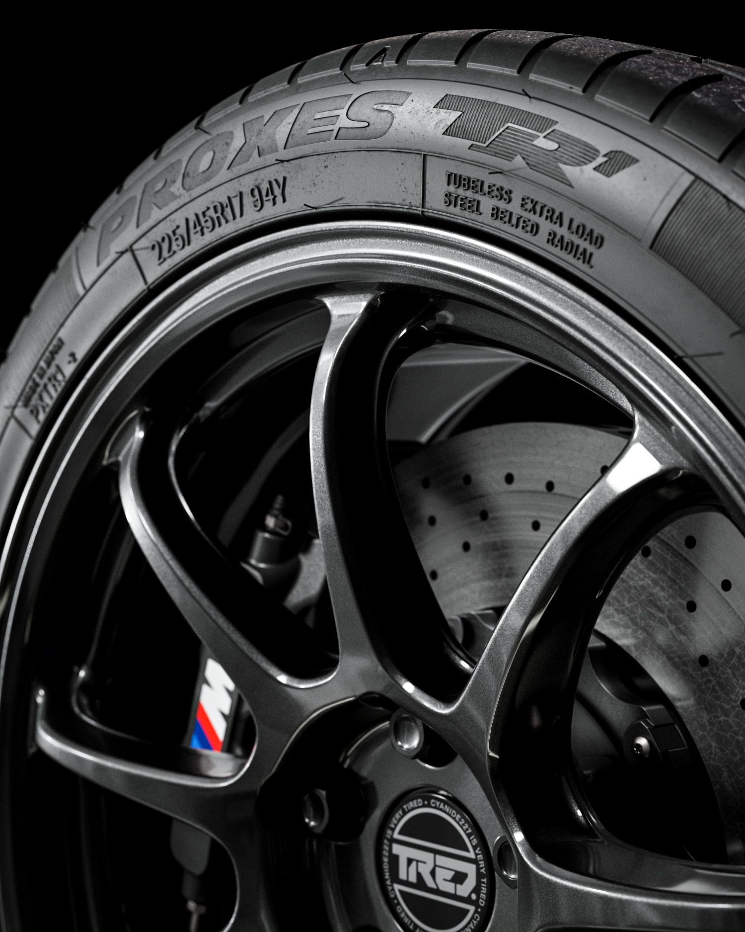 Toyo Proxes TR1 225 45 R17 3D model | CGTrader