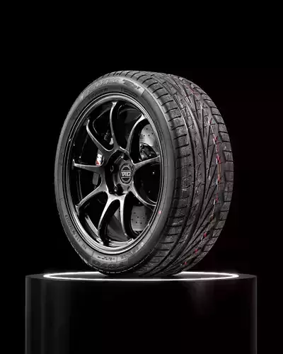 Toyo Proxes TR1 225 45 R17 3D model
