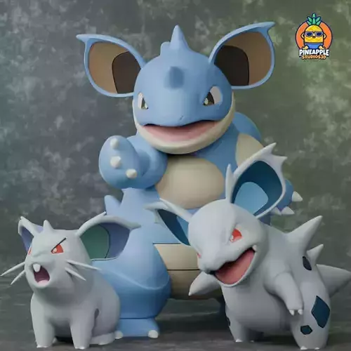 nidoran nidorina and nidoqueen