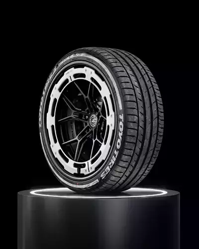 Toyo Proxes Sport AS 225 35 ZR19 3D model
