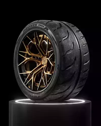 Toyo Proxes R888R 325 30 ZR20 102Y 100AAA 3D model