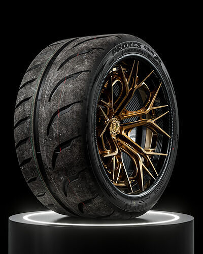 Toyo Proxes R888R 325 30 ZR20 102Y 100AAA 3D model 6