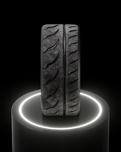 Toyo Proxes R888R 265 30 ZR19 93Y XL 100AAA 3D model 7
