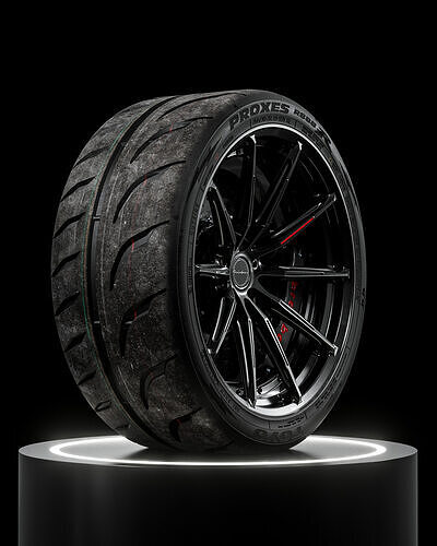 Toyo Proxes R888R 265 30 ZR19 93Y XL 100AAA 3D model 6