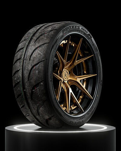 Toyo Proxes R888R 255 35 ZR20 93Y 100AAA 3D model 7