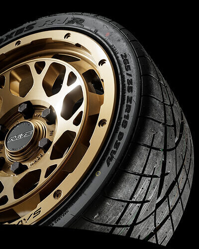 Toyo Proxes R1R 265 35 ZR18 3D model 6