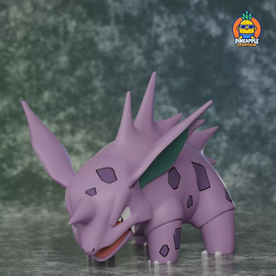 nidorino 3D print model_0