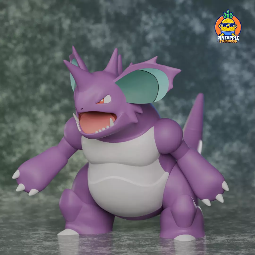 nidoking 3D print model_0