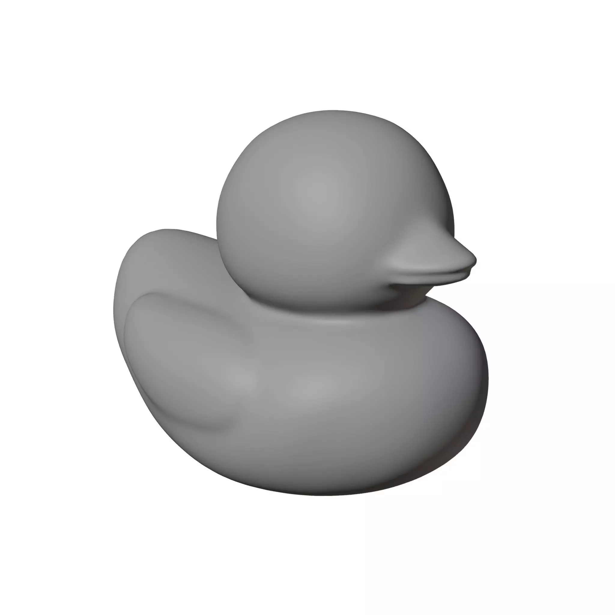 Rubber Duck  Low-poly 3D model_14