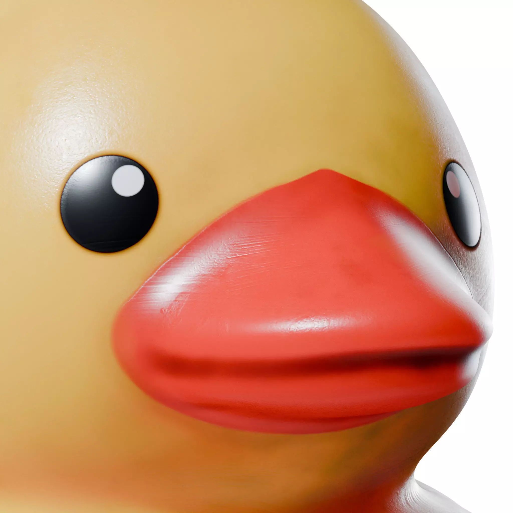 Rubber Duck  Low-poly 3D model_8