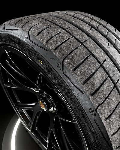 Goodyear Eagle F1 SuperSport  305 30 ZR21 104Y 3D model 3