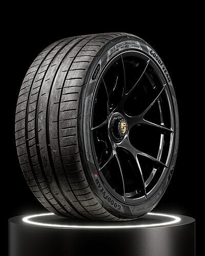 Goodyear Eagle F1 SuperSport  305 30 ZR21 104Y 3D model 6