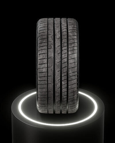 Goodyear Eagle F1 SuperSport  305 30 ZR21 104Y 3D model 7
