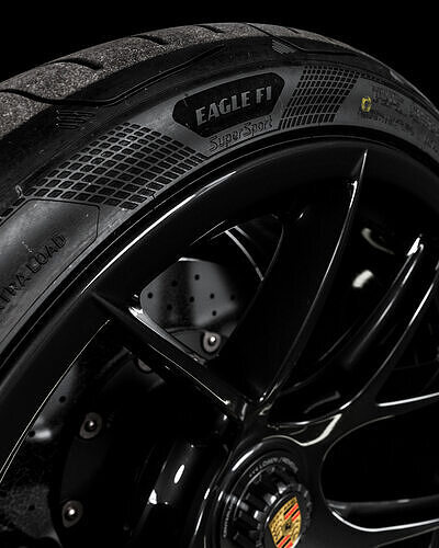 Goodyear Eagle F1 SuperSport  305 30 ZR21 104Y 3D model 2