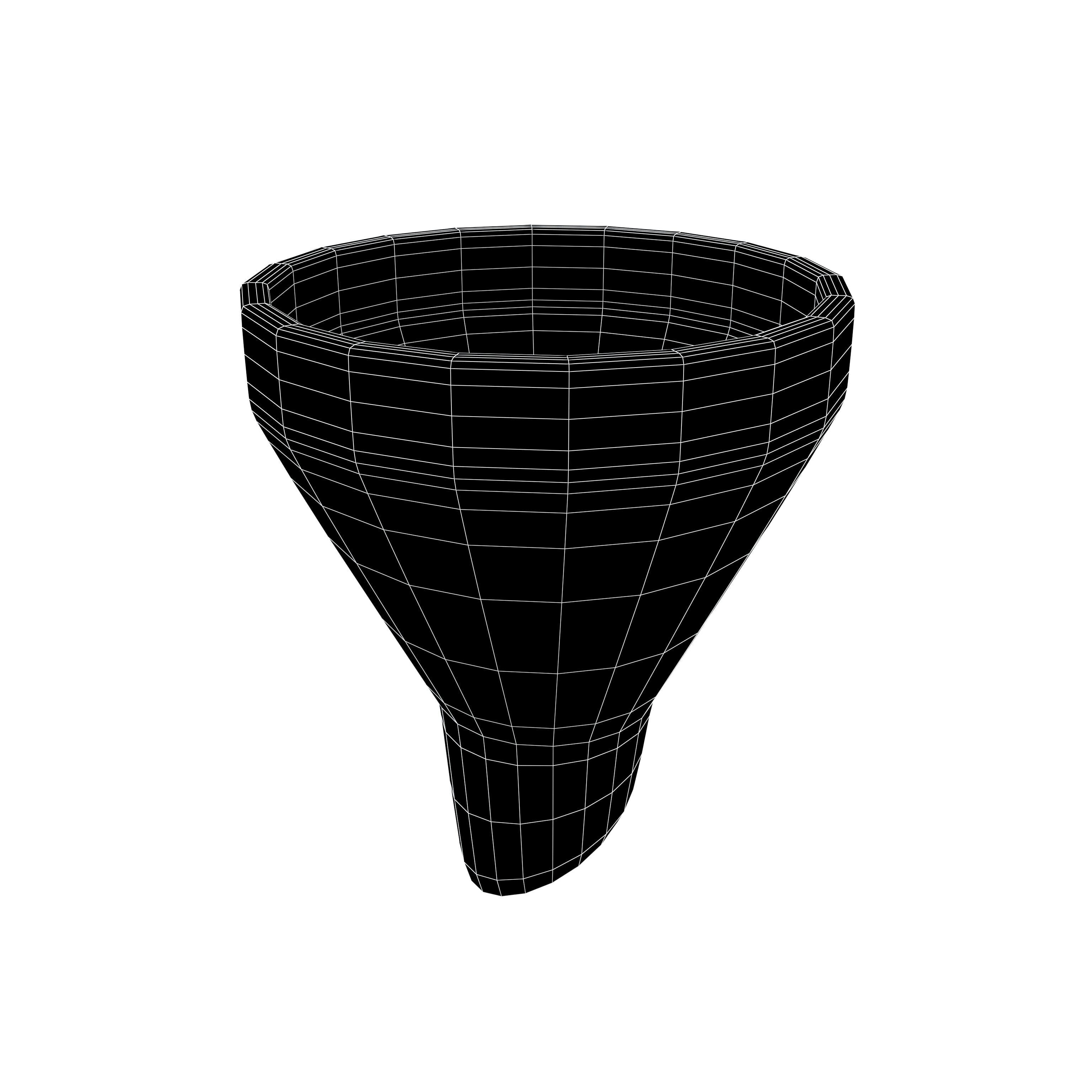 Filter Icon v1 001 Low-poly 3D model_4