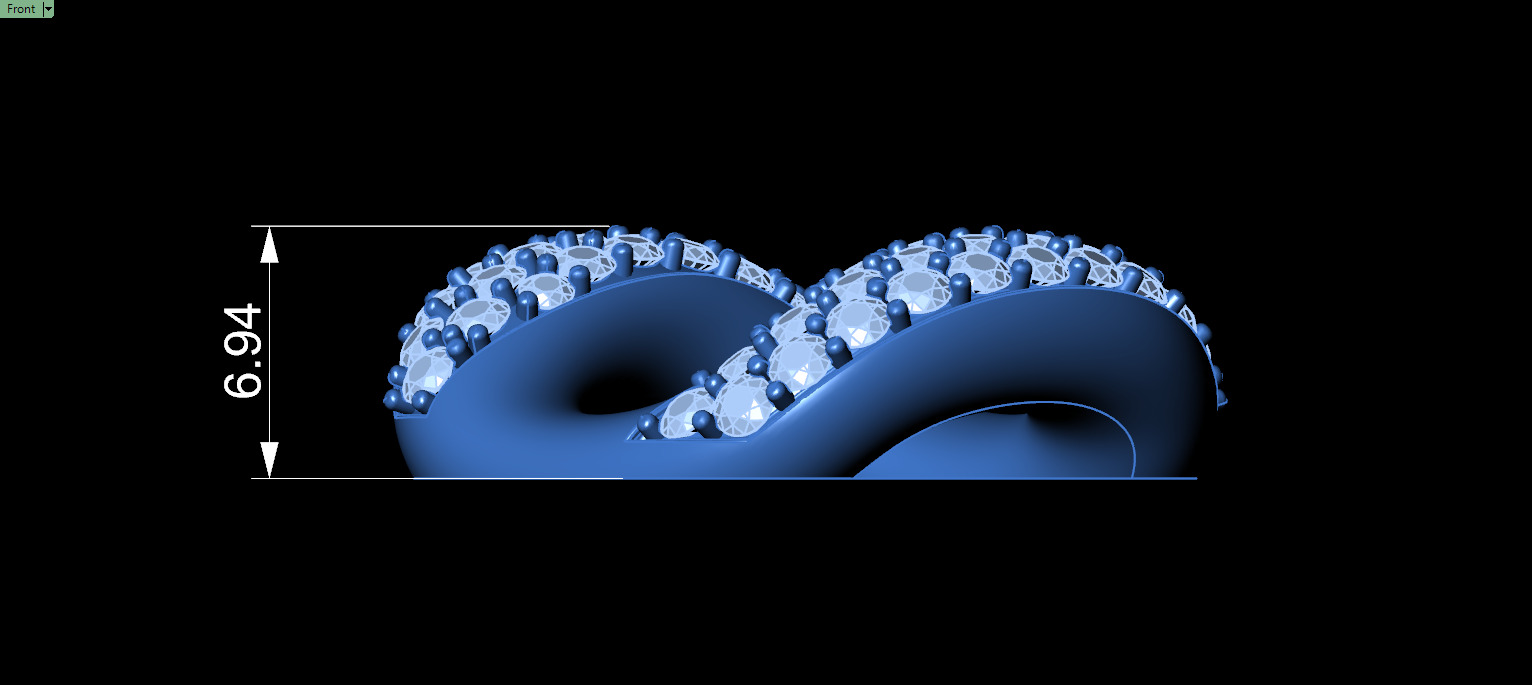 20mm Wide CUBAN Link Chain - SOLID FOR BRACELETS OR NECKLACE 3D print model_14