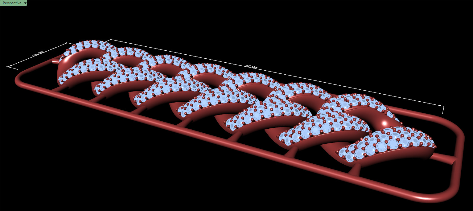 20mm Wide CUBAN Link Chain - SOLID FOR BRACELETS OR NECKLACE 3D print model_3