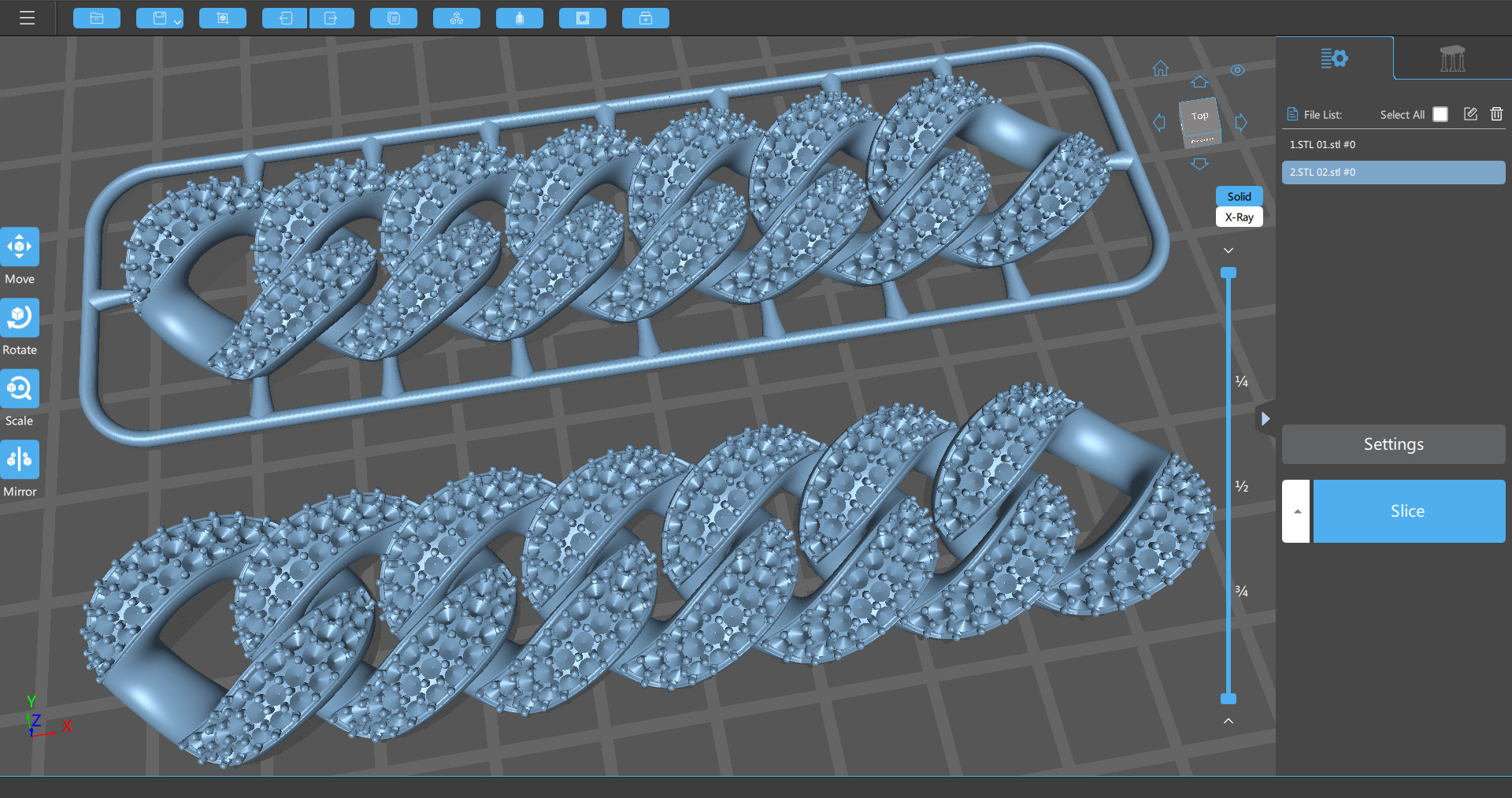 20mm Wide CUBAN Link Chain - SOLID FOR BRACELETS OR NECKLACE 3D print model_17
