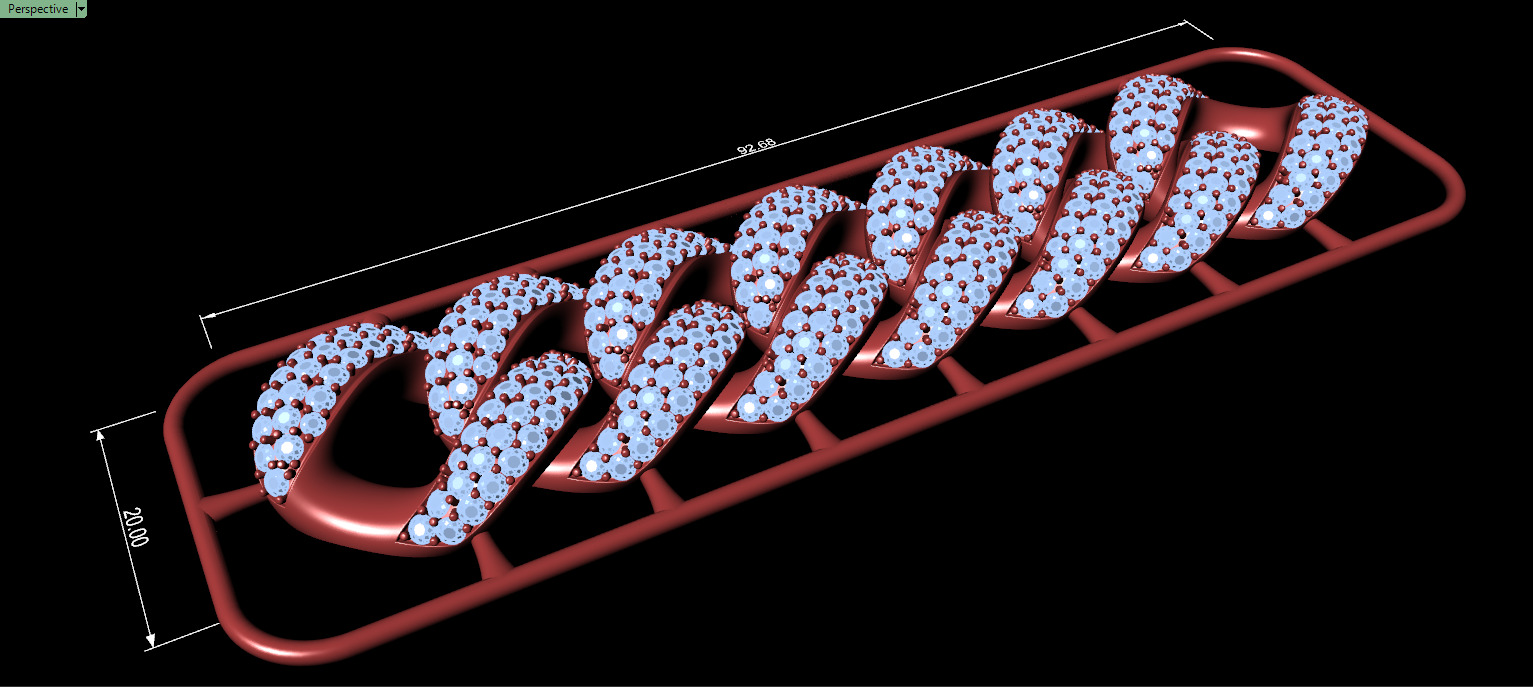 20mm Wide CUBAN Link Chain - SOLID FOR BRACELETS OR NECKLACE 3D print model_4