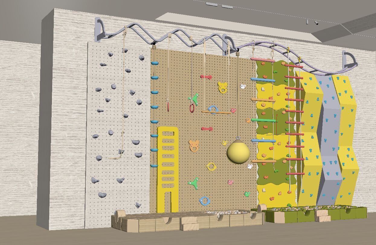 Climbing Wall 3D model_7