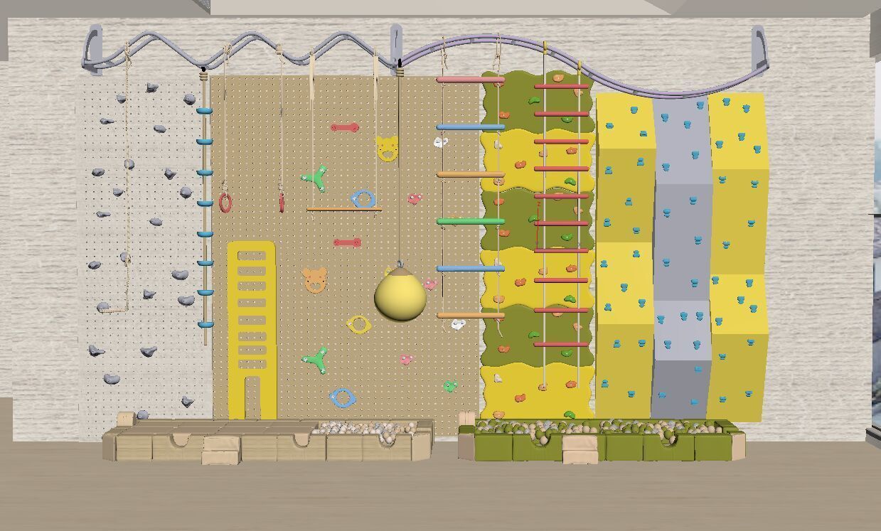 Climbing Wall 3D model_4