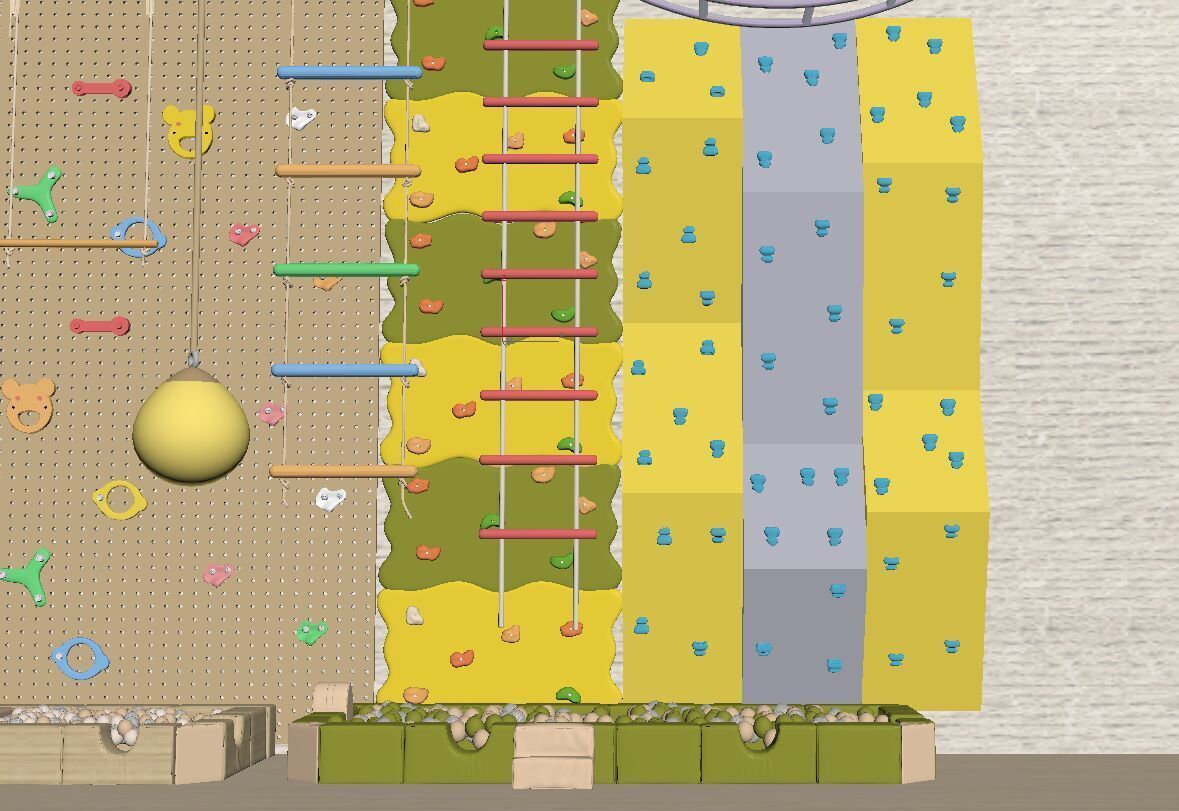 Climbing Wall 3D model_8