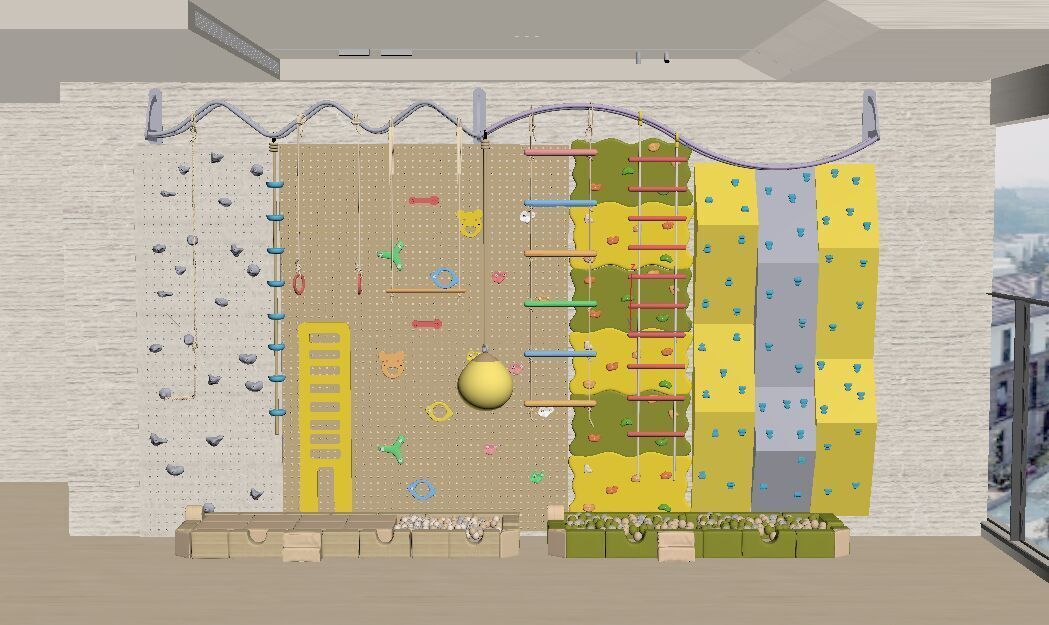 Climbing Wall 3D model_9