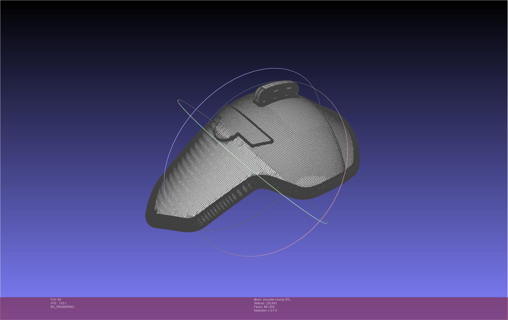 Kaiju No 8 Formal Uniform Shoulderplate 3D print model_24