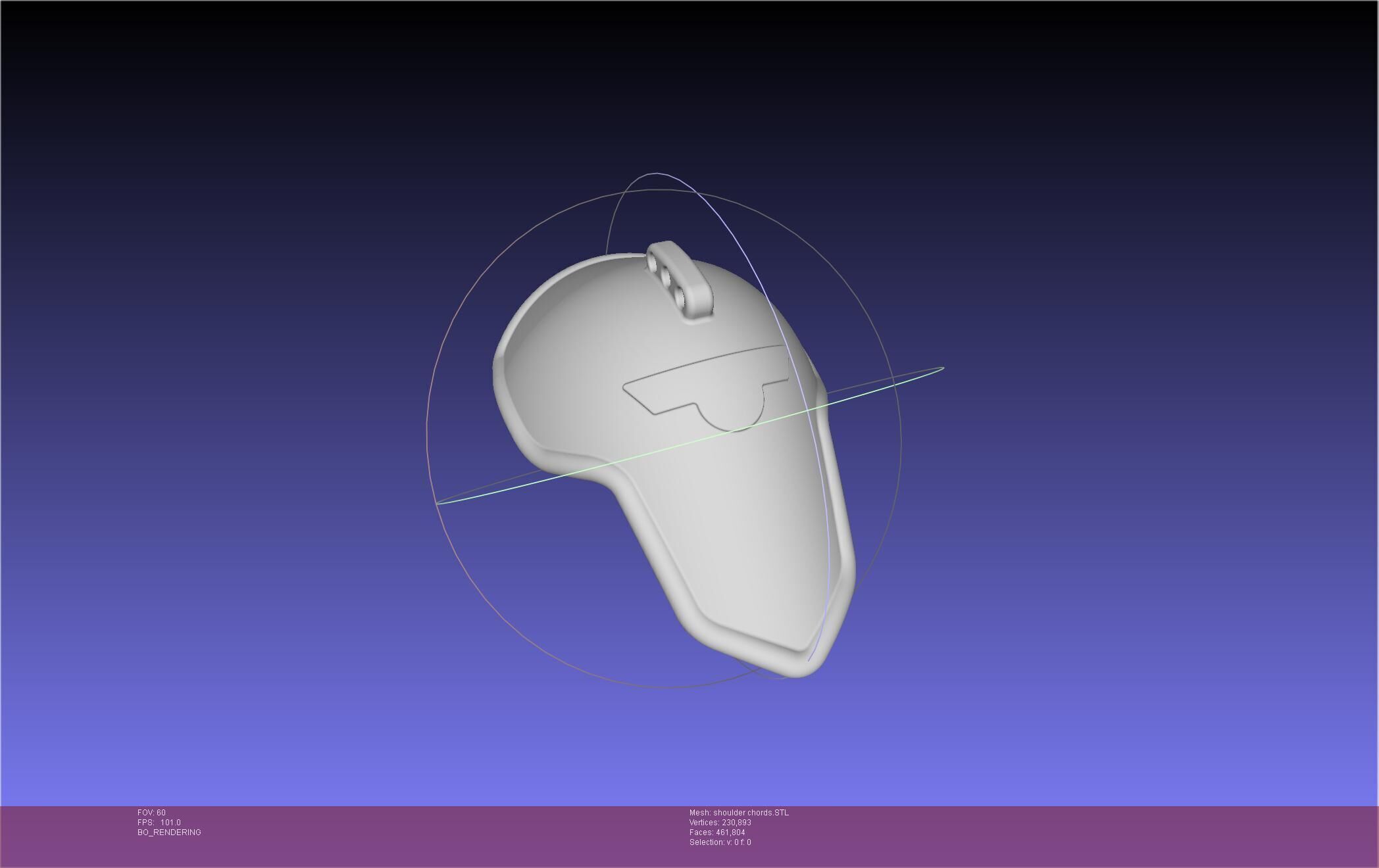 Kaiju No 8 Formal Uniform Shoulderplate 3D print model_9