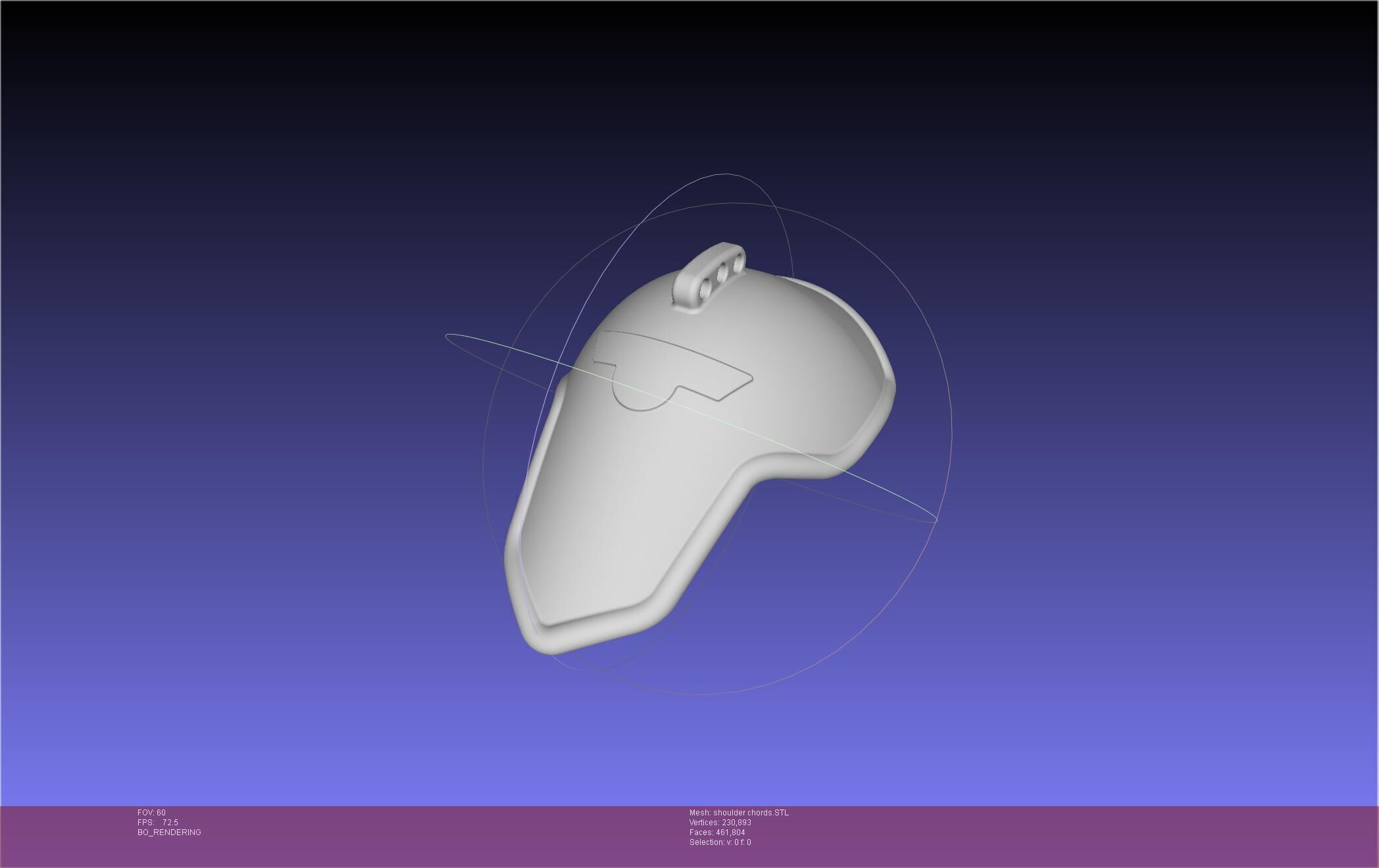 Kaiju No 8 Formal Uniform Shoulderplate 3D print model_8