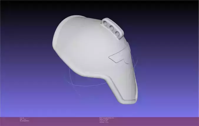 Kaiju No 8 Formal Uniform Shoulderplate 3D print model
