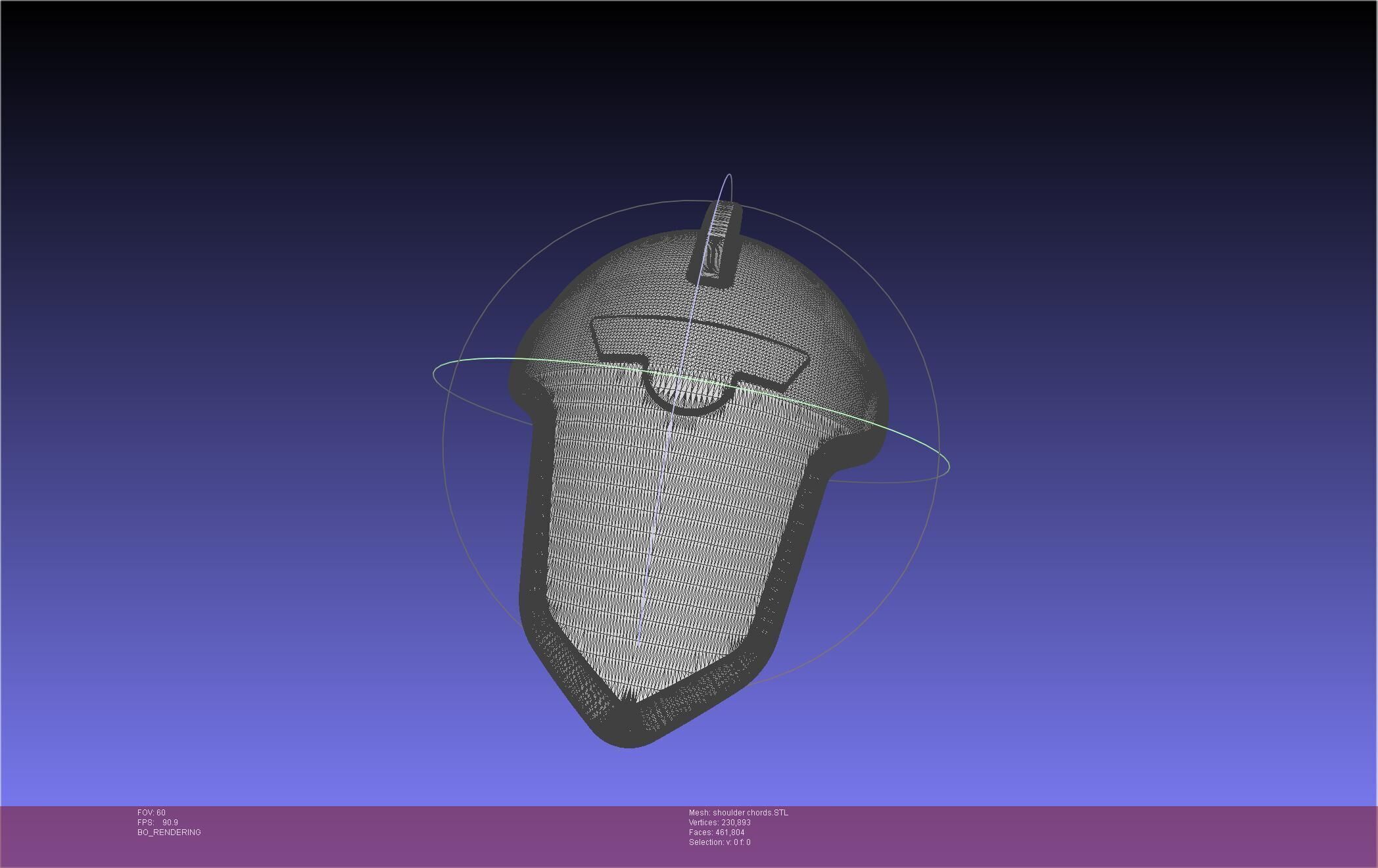Kaiju No 8 Formal Uniform Shoulderplate 3D print model_25