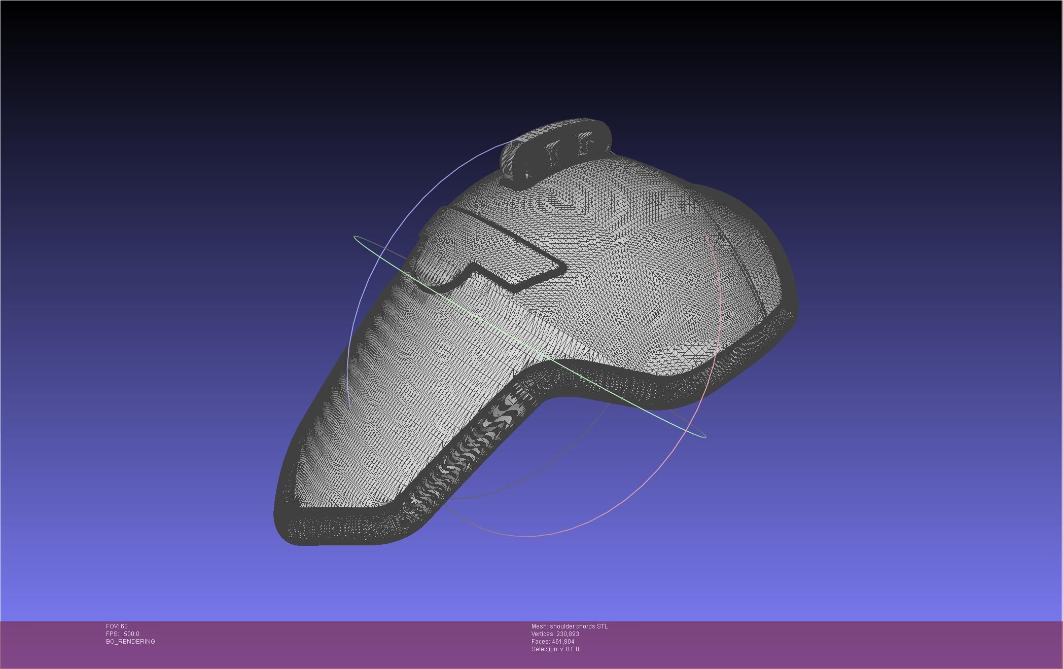 Kaiju No 8 Formal Uniform Shoulderplate 3D print model_34