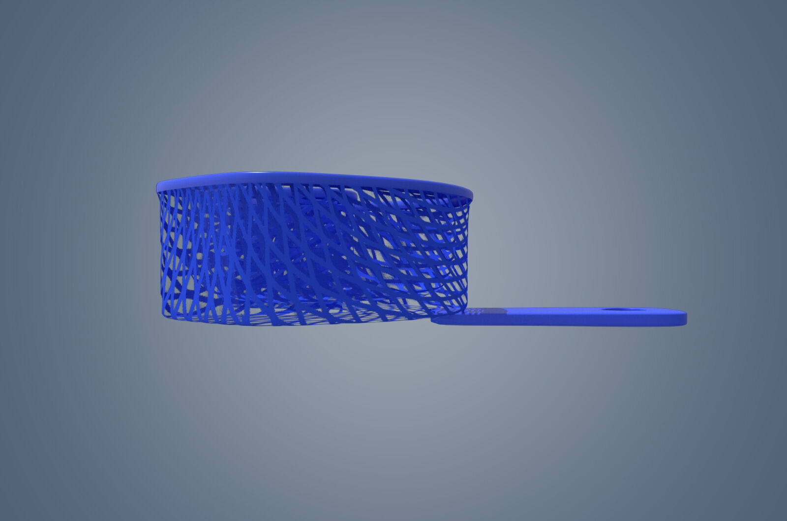 Dental mold Medical mold Lower tray Low-poly 3D model_1