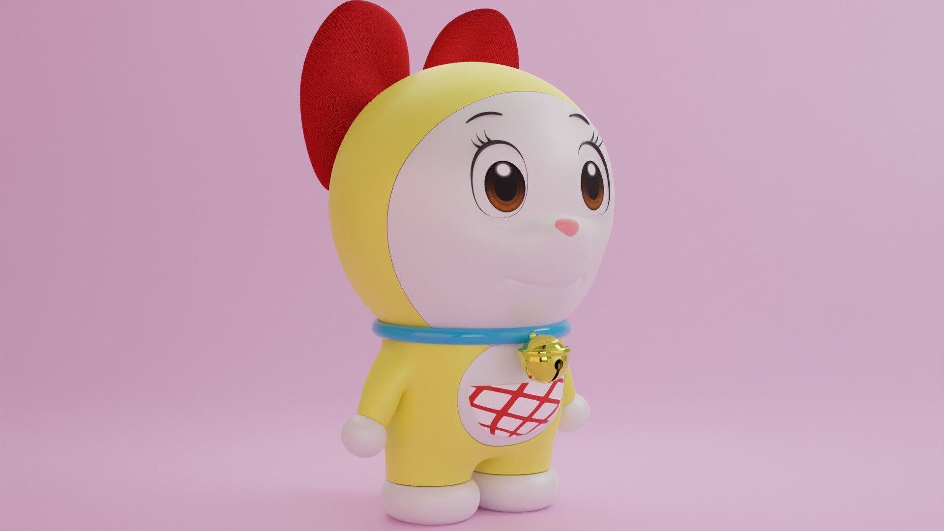 Dorami -Doraemon 3D model_7