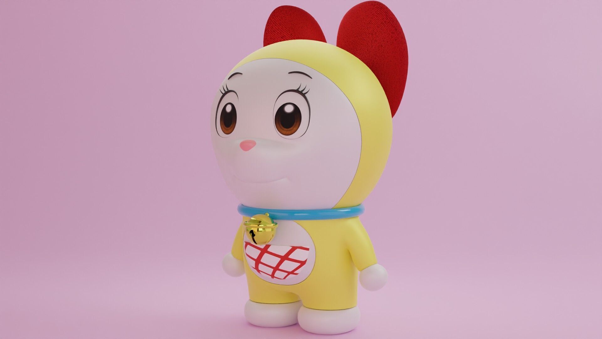 Dorami -Doraemon 3D model_1